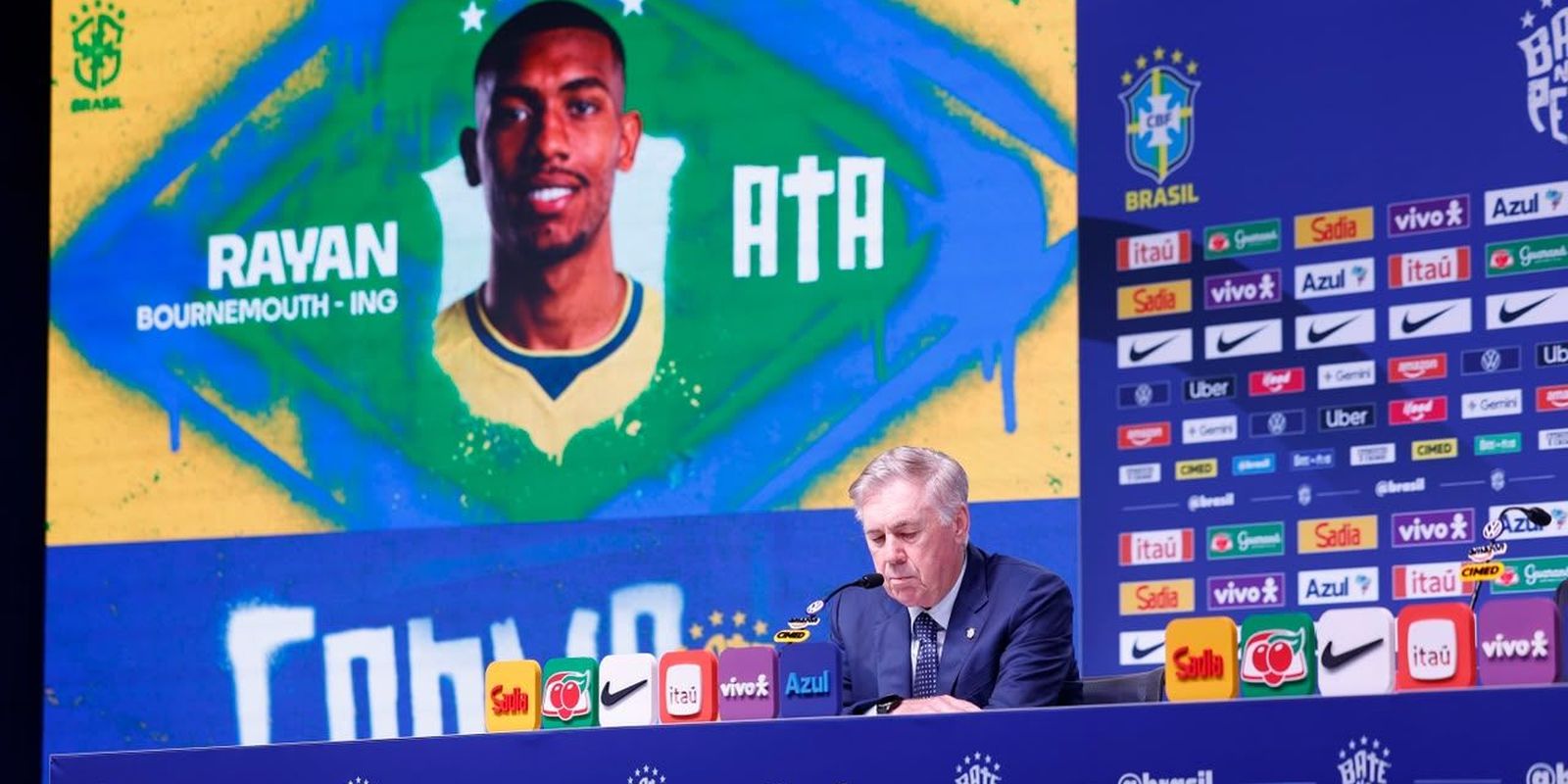 Ancelotti chama jovens e aposta em paulistas na Seleção Brasileira