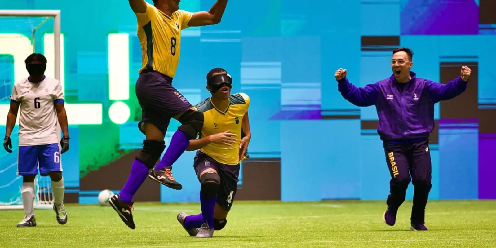 Brasil fatura o hepta da Copa América de futebol de cegos em SP