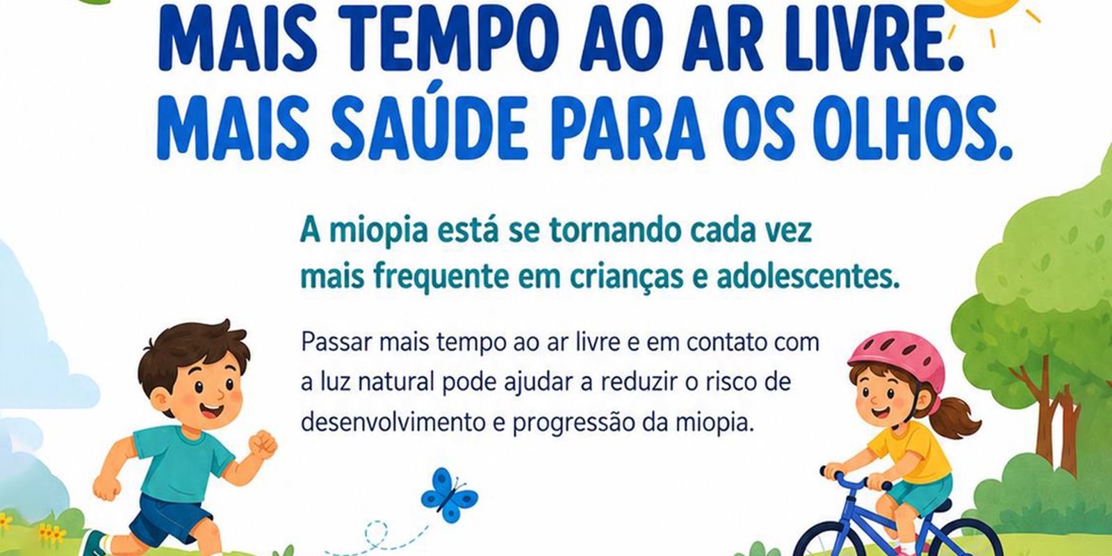 Cartilha alerta sobre avanço da miopia infantil por uso de telas
