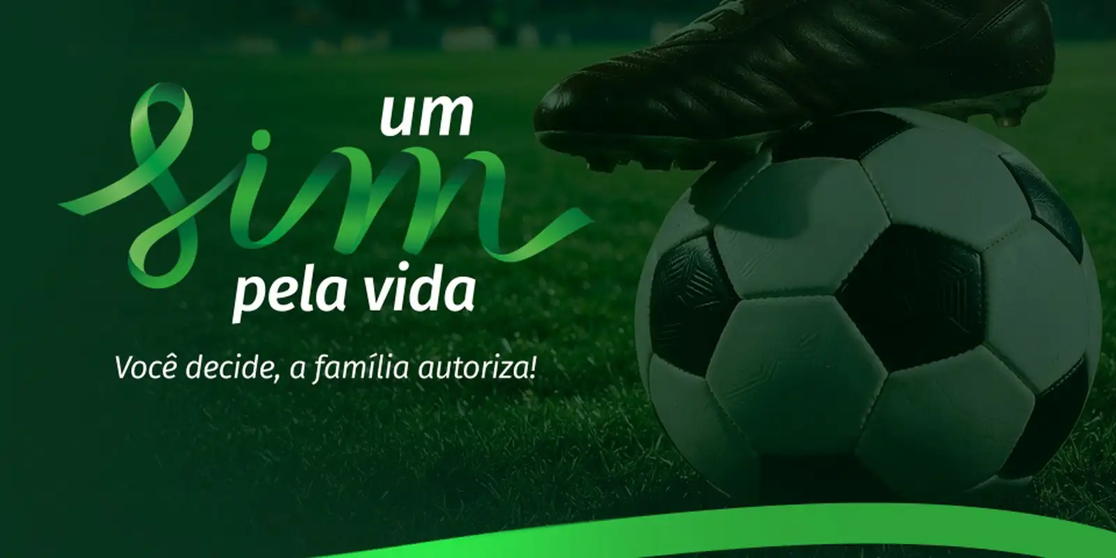 Futebol nacional usa peso das arquibancadas para incentivar doação de órgãos