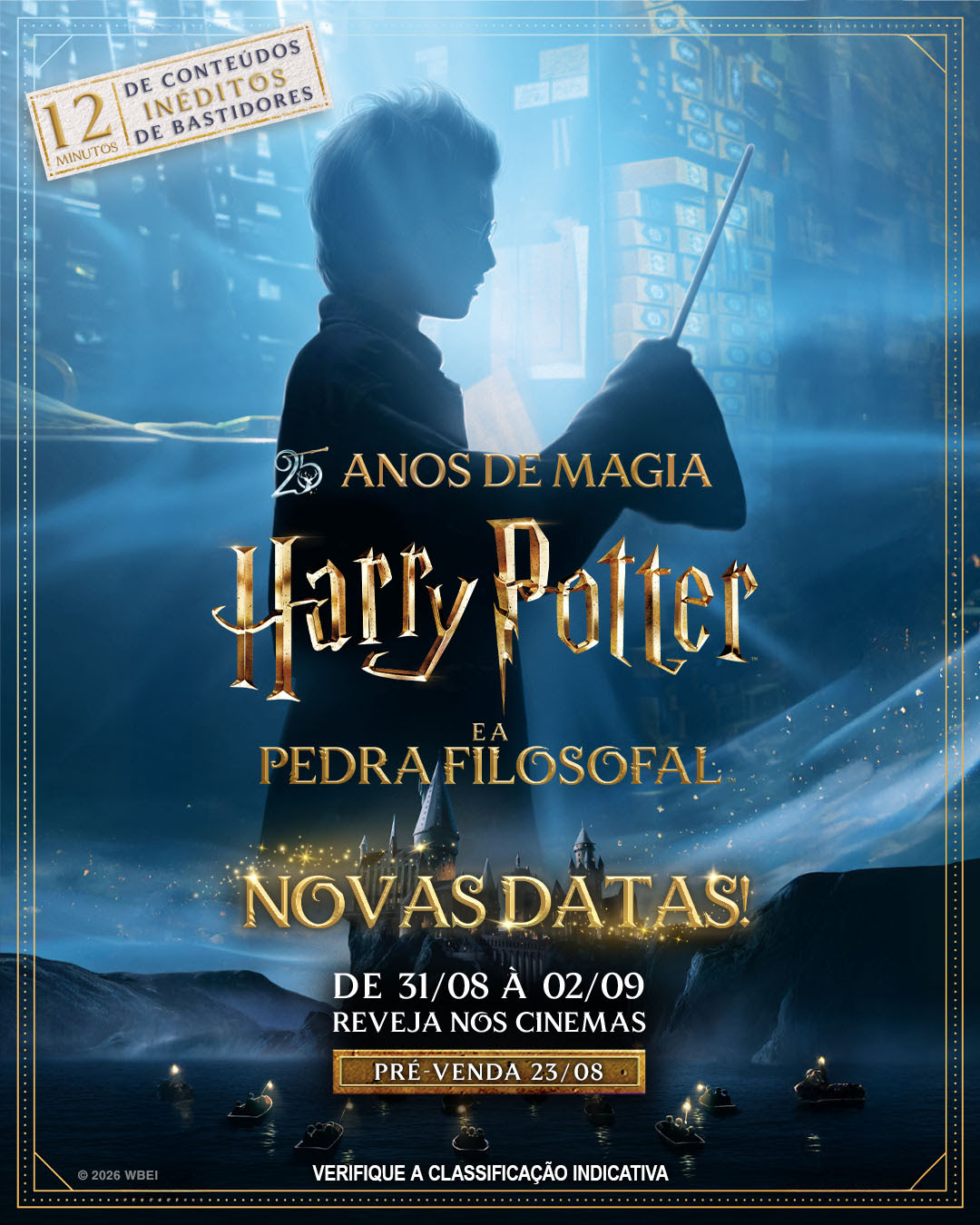 Harry Potter ganha novas sessões nos cinemas após pré-venda recorde