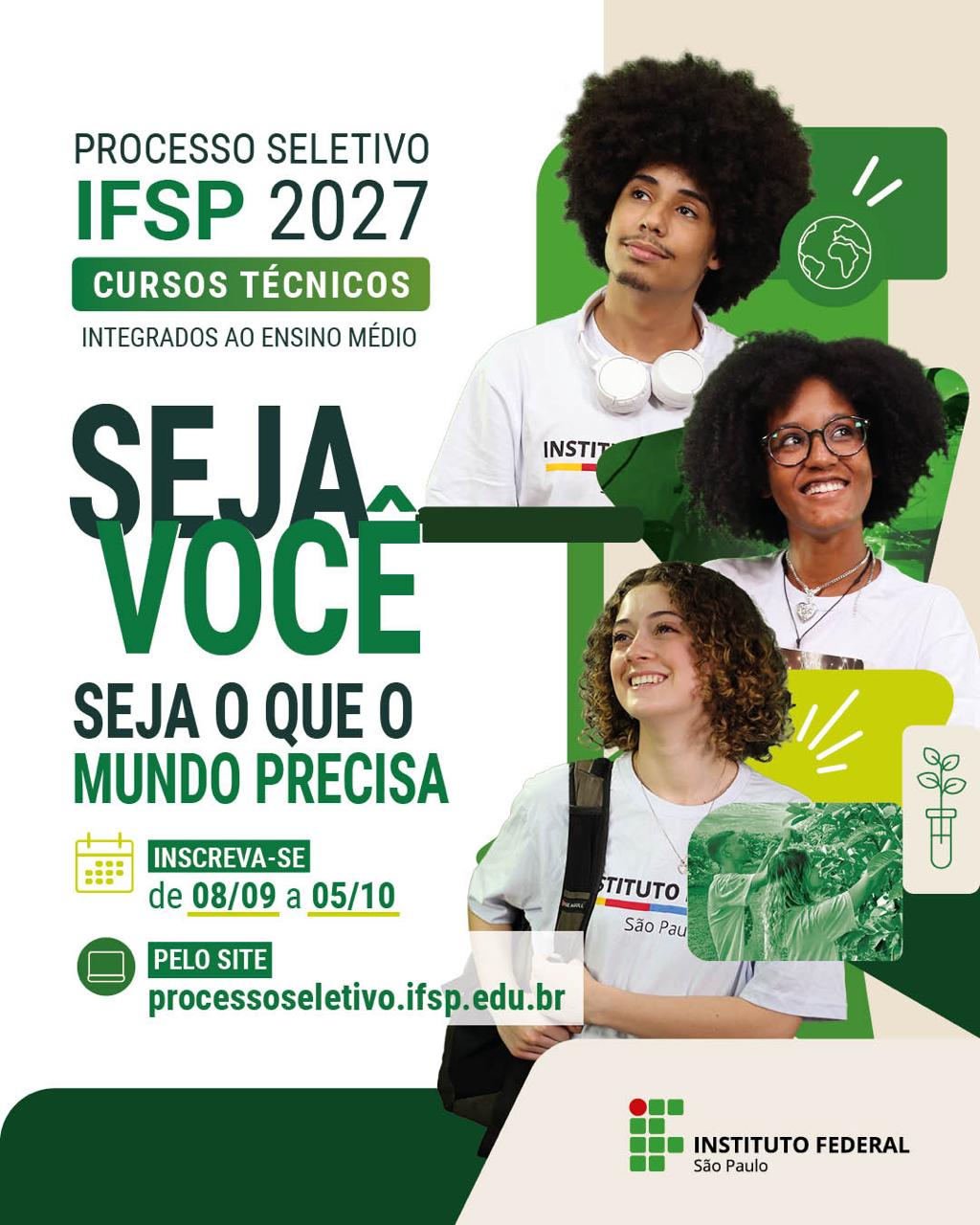IFSP Guarulhos lança seletivo para cursos técnicos gratuitos