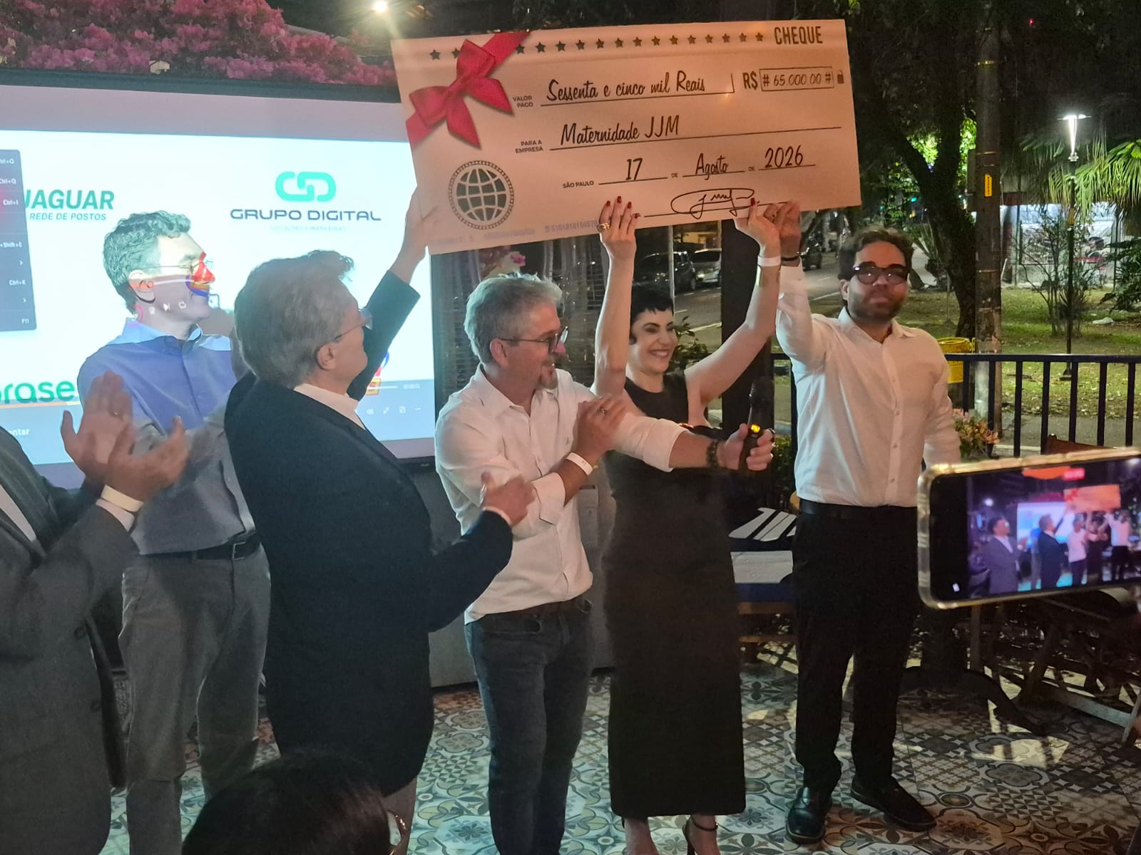 Jantar beneficente em Guarulhos arrecada R$ 65 mil para maternidade